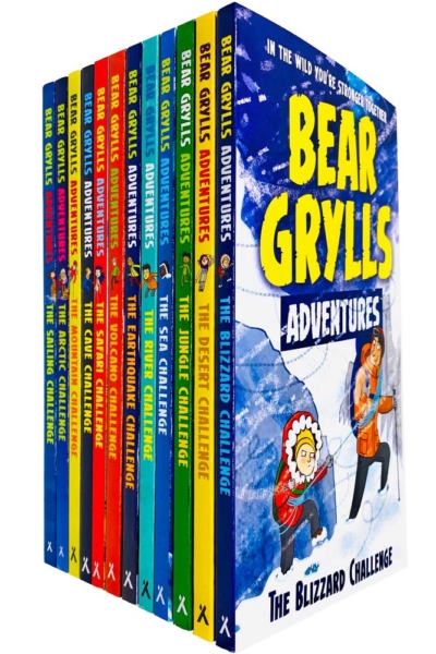 Bear Grylls The Complete Adventures Collection 12 Books Set - Ages 7+ - Paperback × 1