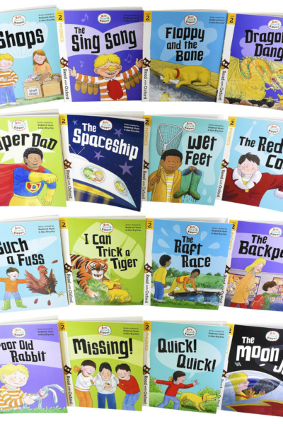 Biff, Chip and Kipper: Read with Oxford Stage 2 16 Books Collection Set by Roderick Hunt - Age 4+ - Paperback × 2