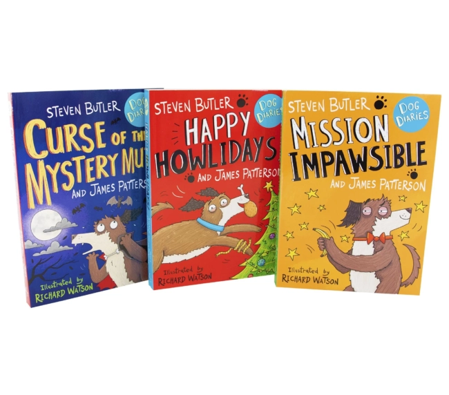 Dog Diaries 3 Books Collection Set by Steven Butler - Ages 7-9 - Paperback