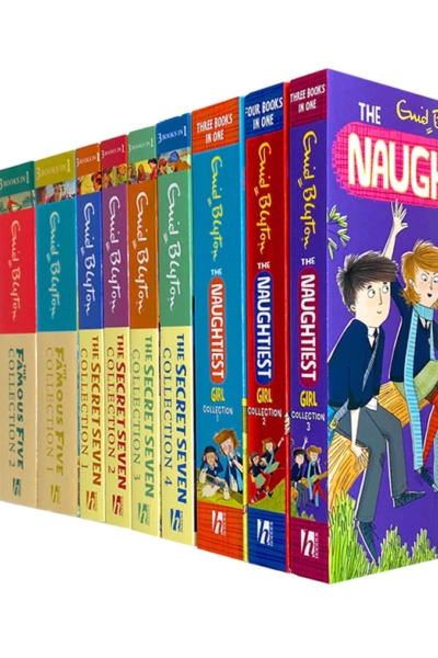Enid Blyton 11 Books Set Collection Famous Five 4, Naughtiest 3, Secret Seven 4