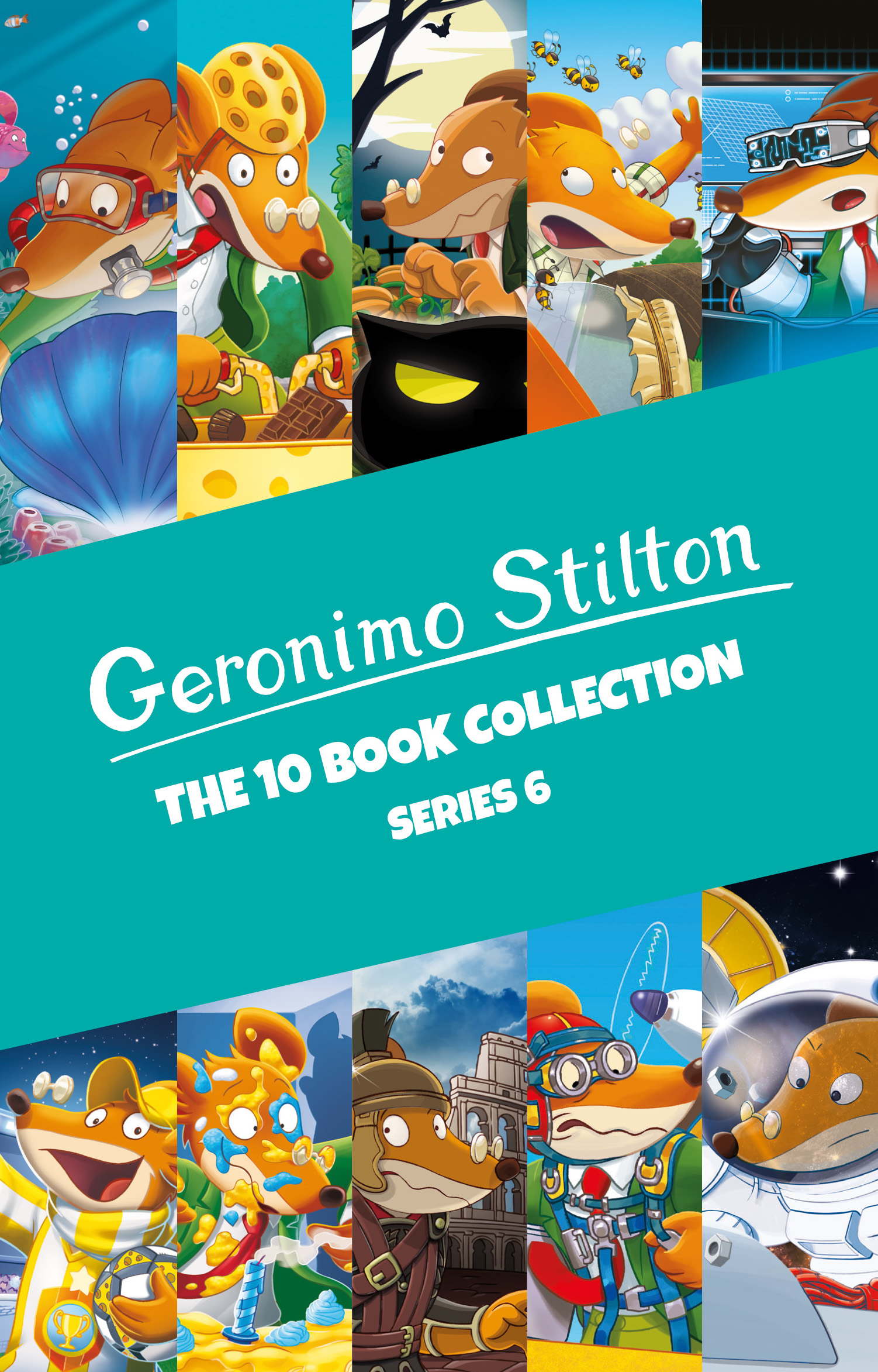 Geronimo Stilton The 10 Book Collection (Series 6) Box Set - Ages 5-7 - Paperback