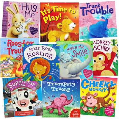 My Little Library of Animal Stories includes 10 Story Books Collection Set - Ages 3+ - Paperback