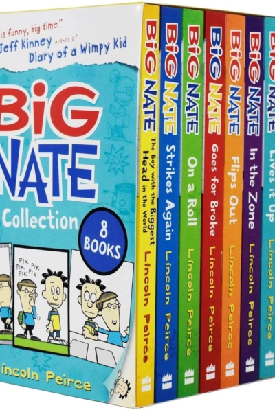 The Big Nate Collection Series by Lincoln Peirce 8 Books Box Set - Ages 9-14 - Paperback × 2