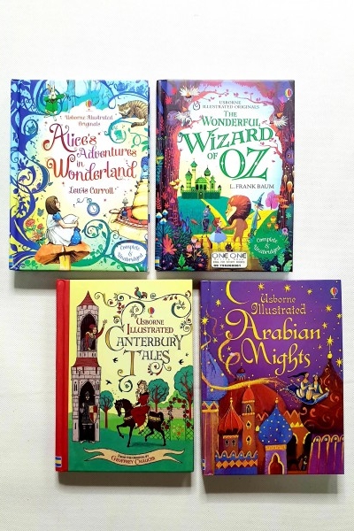 Usborne Illustrated Story Collection 3 Books Set - Ages 7-9 - Hardback × 2