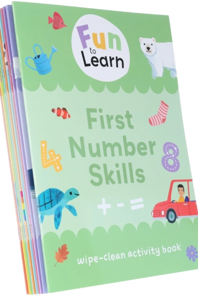 Wipe-Clean workbook Activity 10 Books Collection Set - Ages 3+ - Paperback