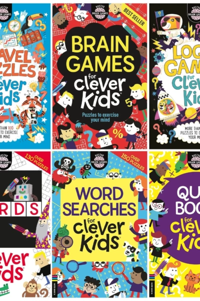 Clever Kids Brain Games By Gareth Moore & Chris Dickason 6 Books Collection Set - Ages 6-12 - Paperback × 1