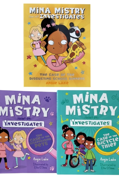 Mina Mistry Sort Of Investigates Series 3 Books Collection Set By Angie Lake - Ages 7-9 - Paperback