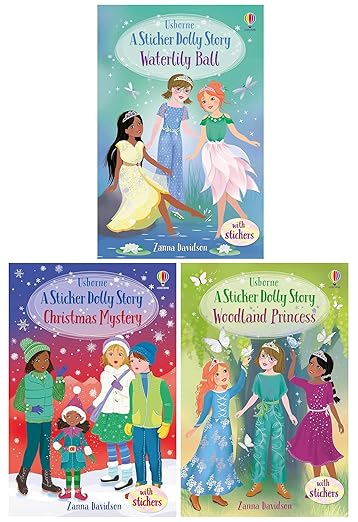 Sticker Dollies Stories by Zanna Davidson 3 Books Collection Set - Ages 5-8 - Paperback